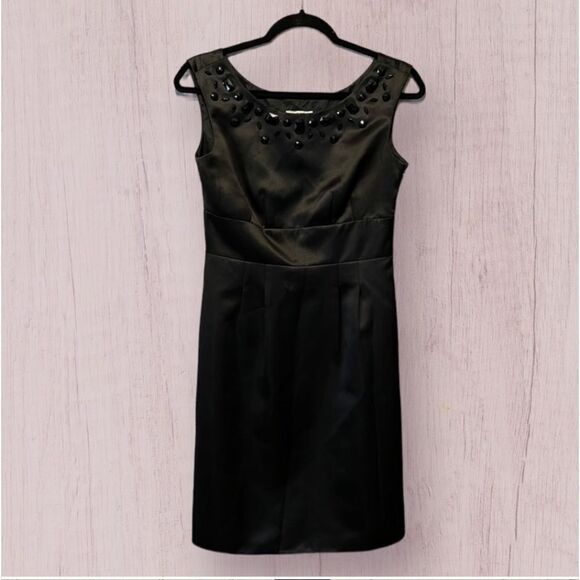 NWOT Loft Black dress Size 2P - Picture 2 of 9